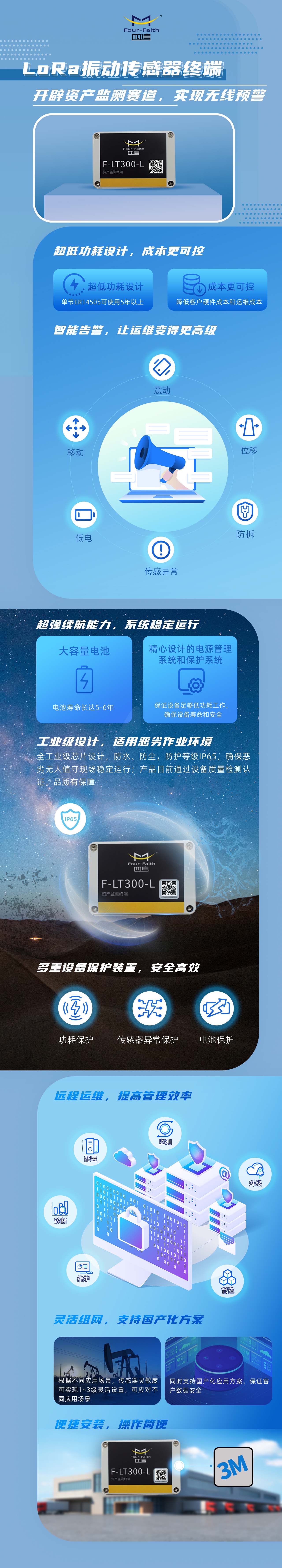 LoRa振動傳感器終端-開辟資產監(jiān)測賽道，實現(xiàn)無線預警